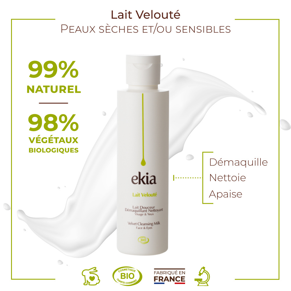 ekia Lait Velouté Démaquillant