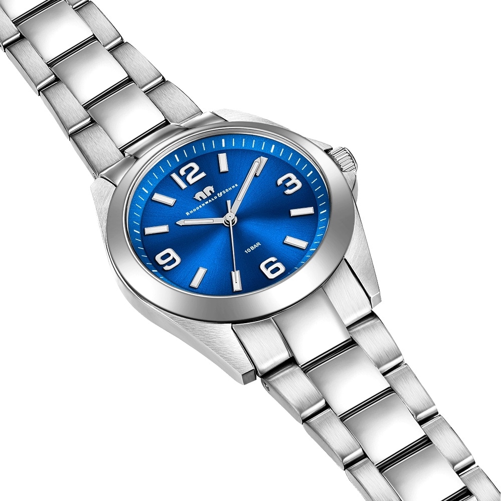 Rhodenwald & Söhne Montre à quartz Majestia en Argent Acier inoxydable en Argent Montre