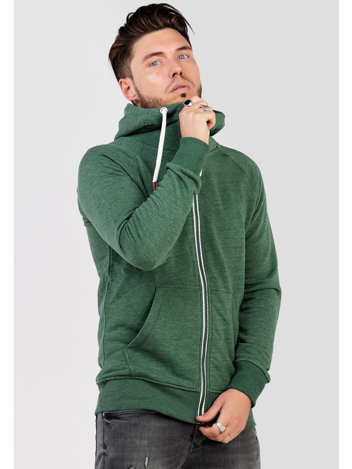 SOULSTAR Sweatjacke - MSWMODESTO Hoodie Weicher Kapuzenpullover Sweatshirt in Grün günstig kaufen