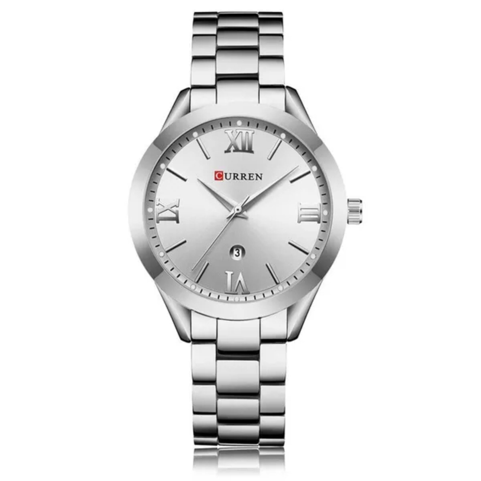 Manike Quarzuhr CU-9007 Damen Analog Quarzuhr, (Spar - Set)