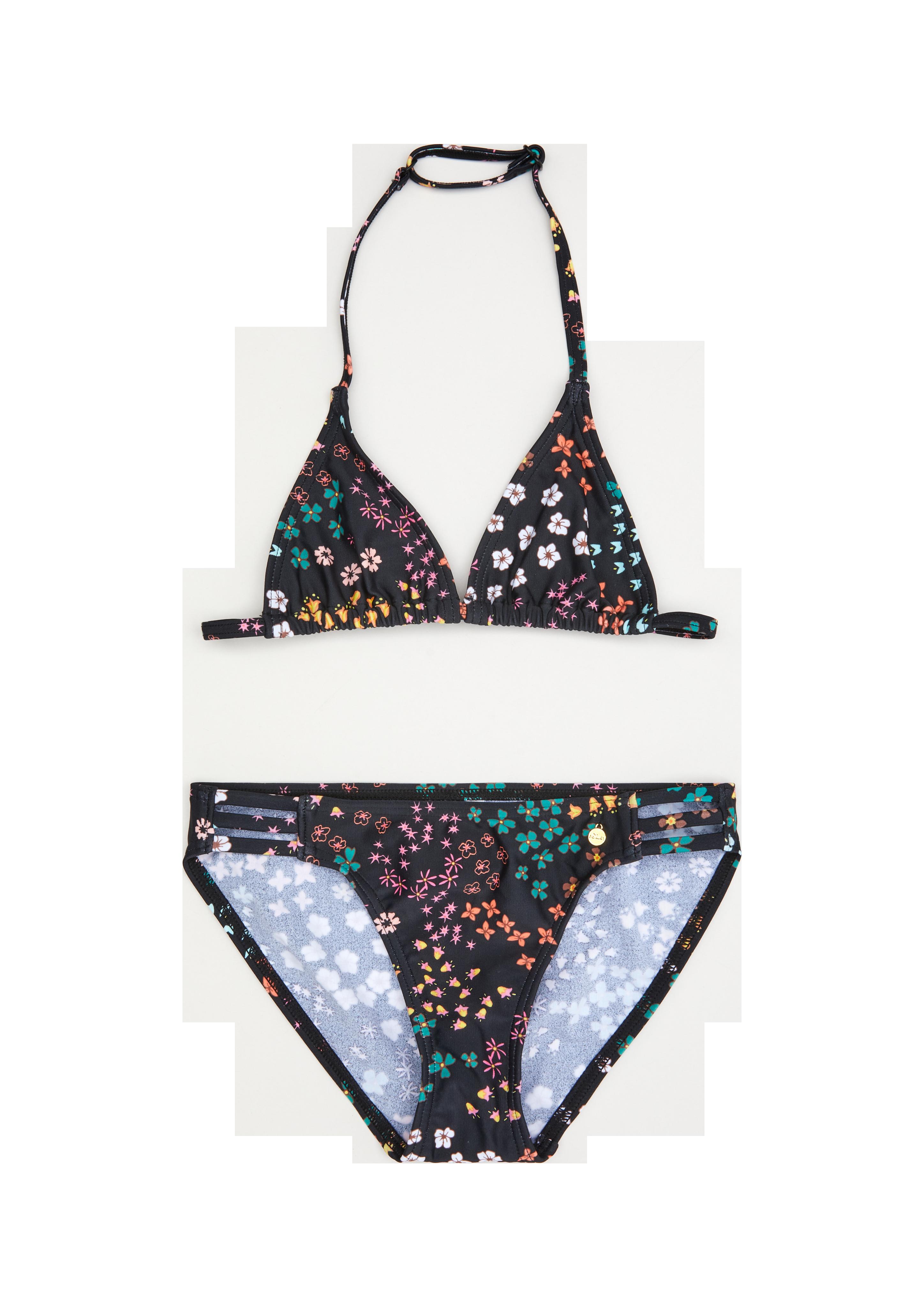 Neckholder-Bikini mit Blumen  535.899.257.84749-98X8