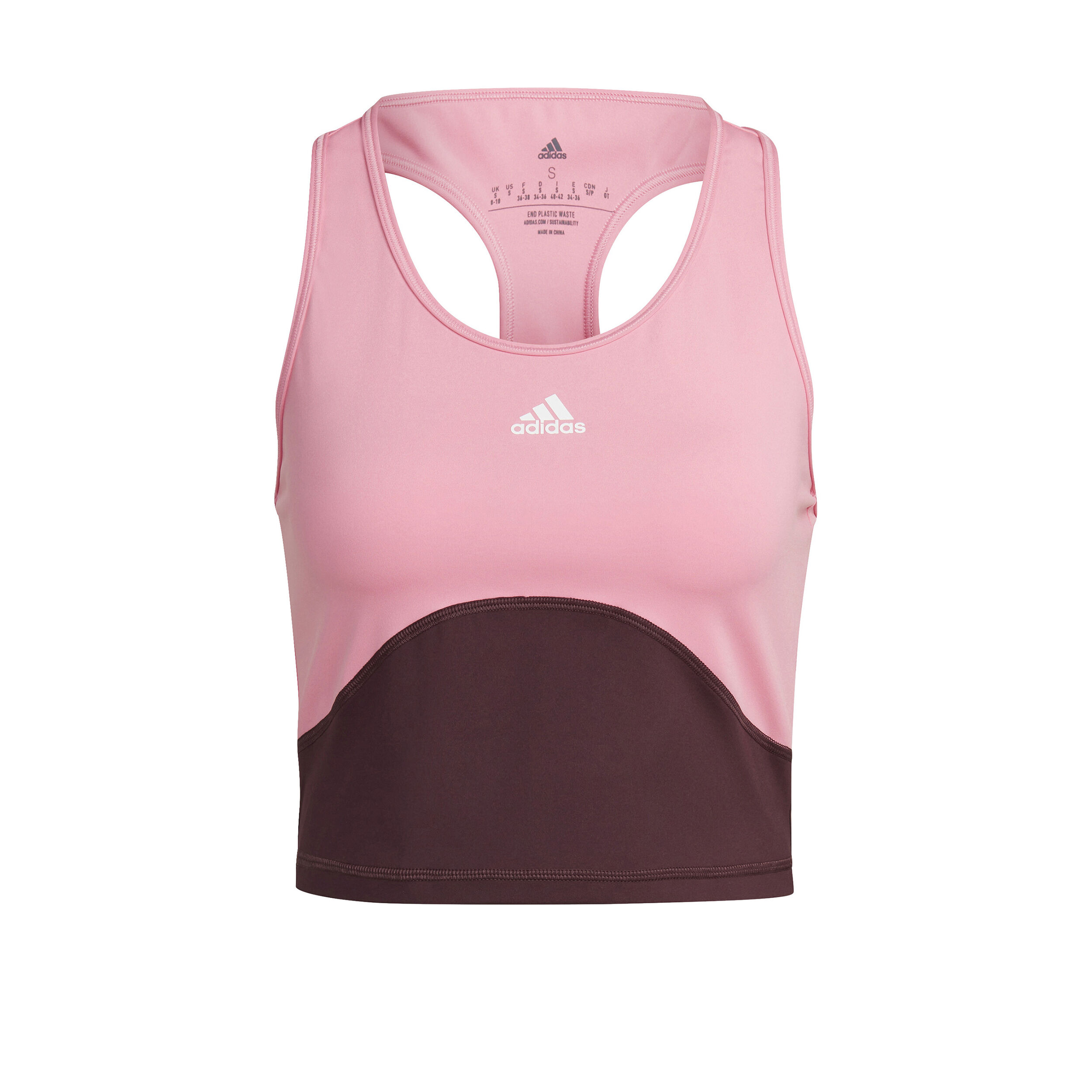 High Intensity Cropped Tank-Top Damen - Pink