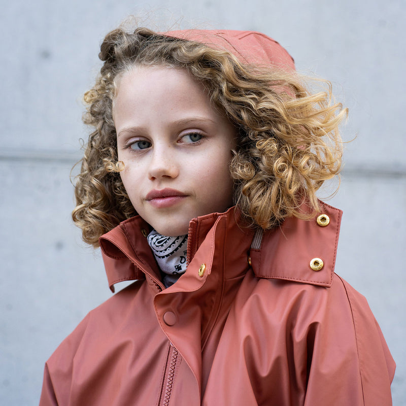 aarhus rain jacket rose hip - Rose