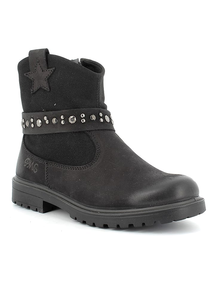 Primigi Leder-Boots in Schwarz günstig kaufen