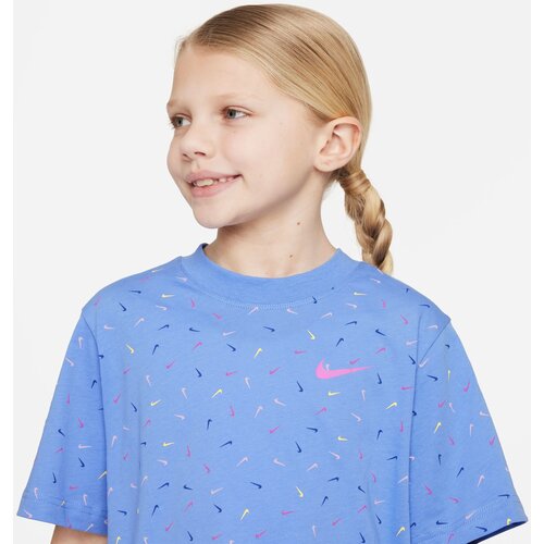 KINDER SHIRT G NK NSW TEE BOXY SWOOSH AOP