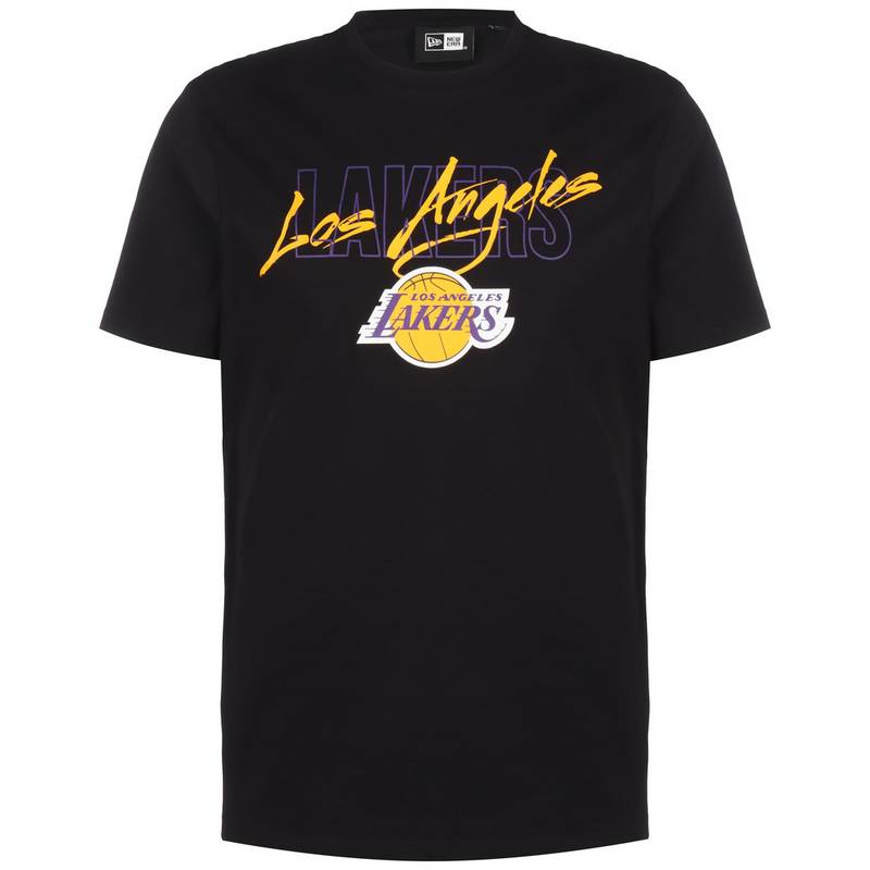 New Era Script T-Shirt Herren