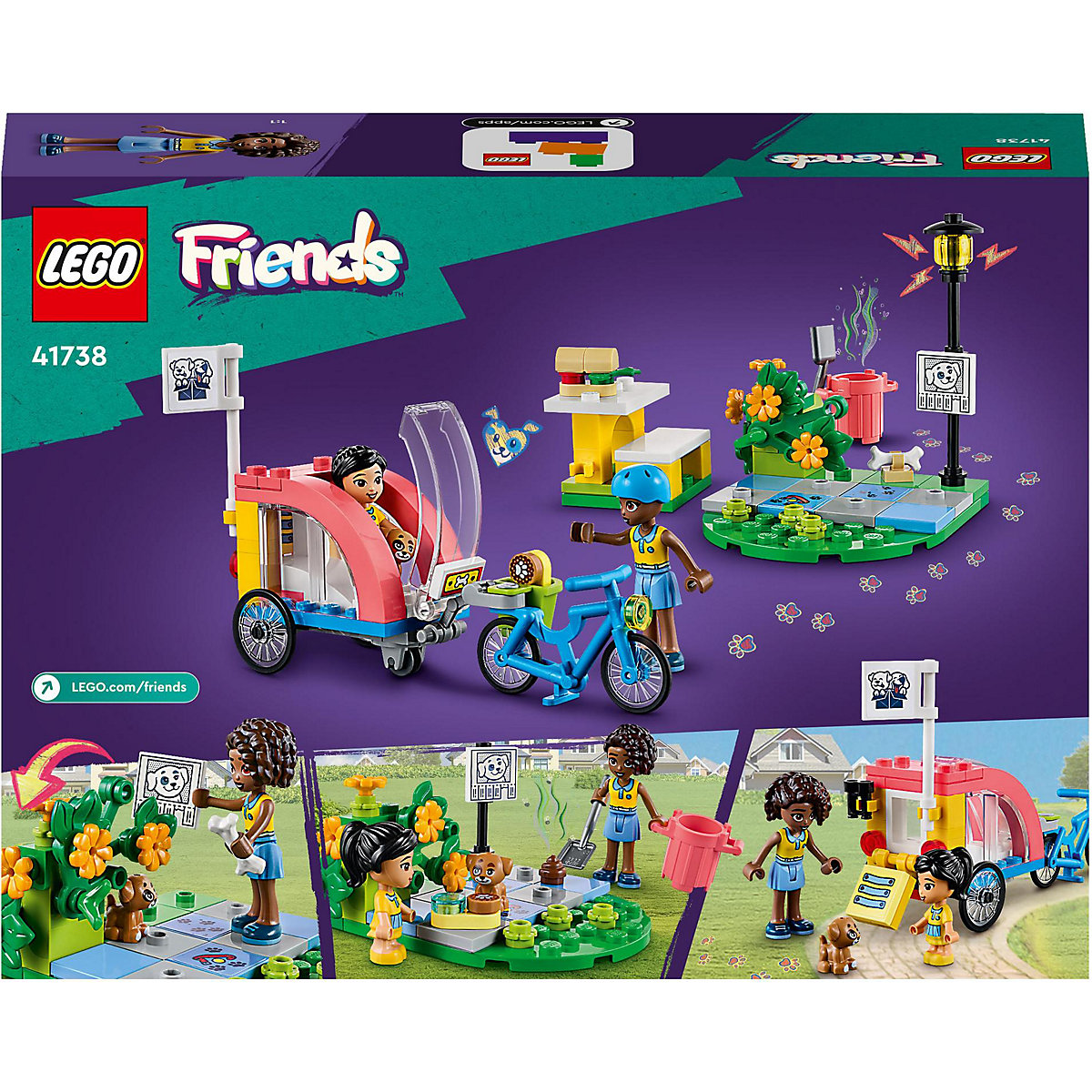 LEGO® Friends 41738 Hunderettungsfahrrad