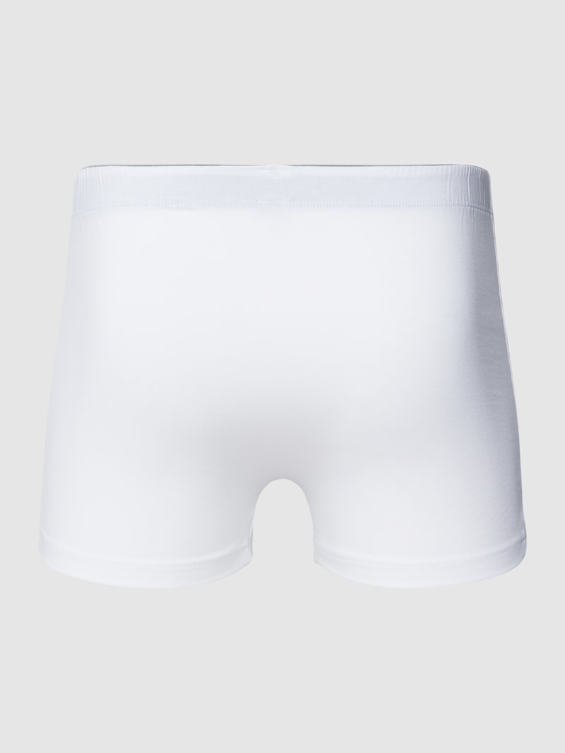 Trunks im unifarbenen Design Modell 'hautnah' im 3er-Pack in weiß