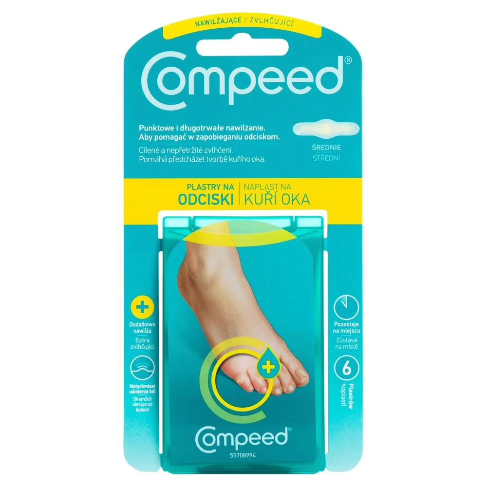 Compeed, fugtgivende hård hudplaster