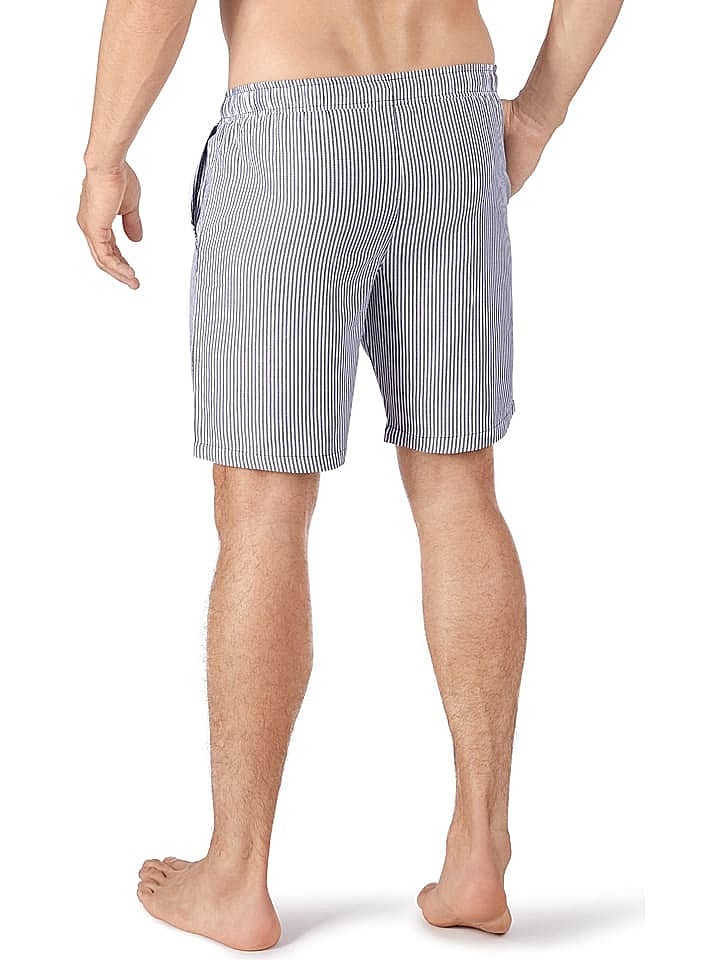 Skiny Pyjama-Shorts in Dunkelblau/ Weiß günstig kaufen XXL