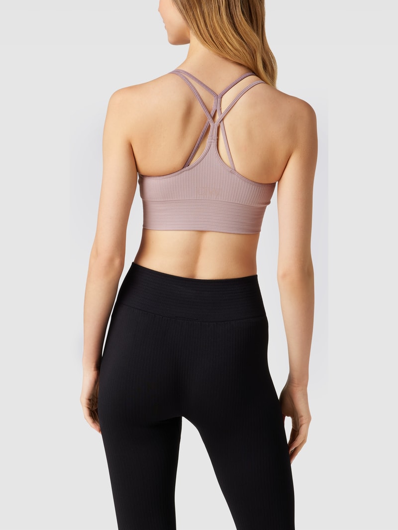 BH mit Label-Print in mauve