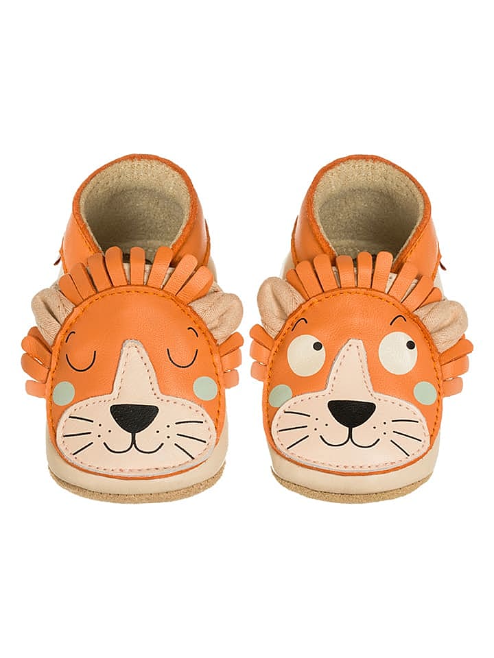 Lait et Miel Leder-Krabbelschuhe 