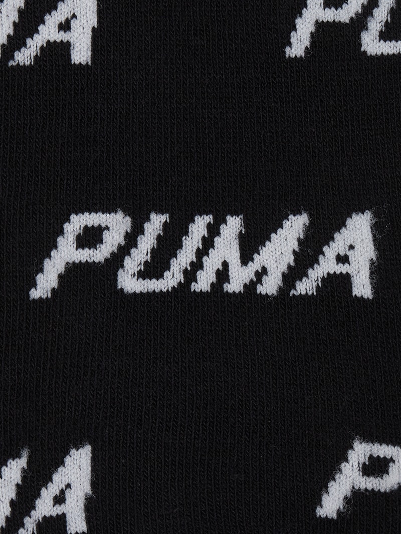 Sneakersocken mit Logo-Muster im 2er-Pack in schwarz