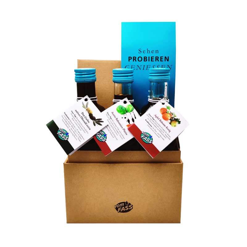 Geschenkset  Essig und Öl Trio