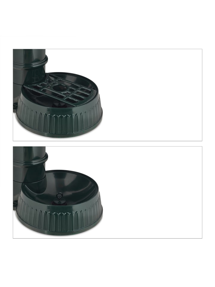 relaxdays Standbrunnen in Dunkelgrün - (H)72 cm günstig kaufen onesize
