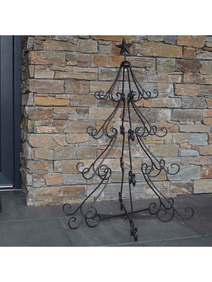 UNUS Gartenstecker Weihnachtsbaum in Schwarz günstig kaufen onesize