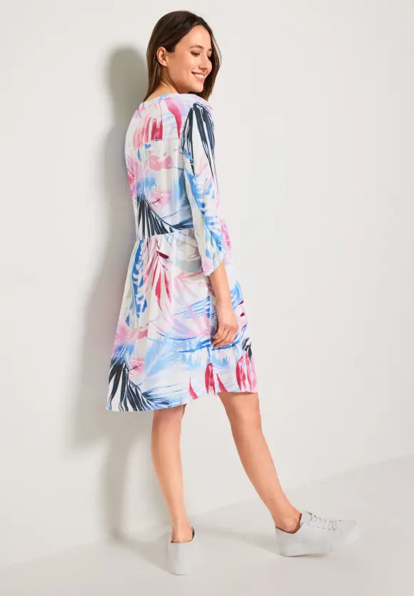 CECIL Kleid mit Blätterprint