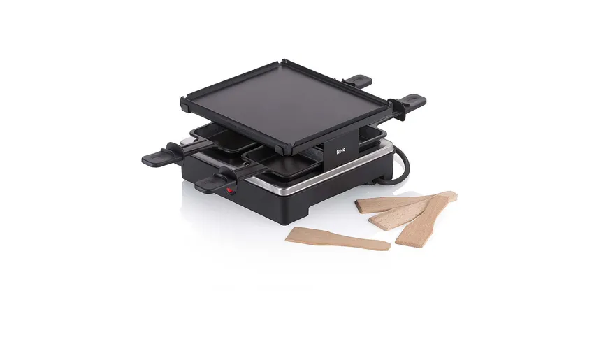kela Raclette Grill Aluguss Geneva 4 Personen