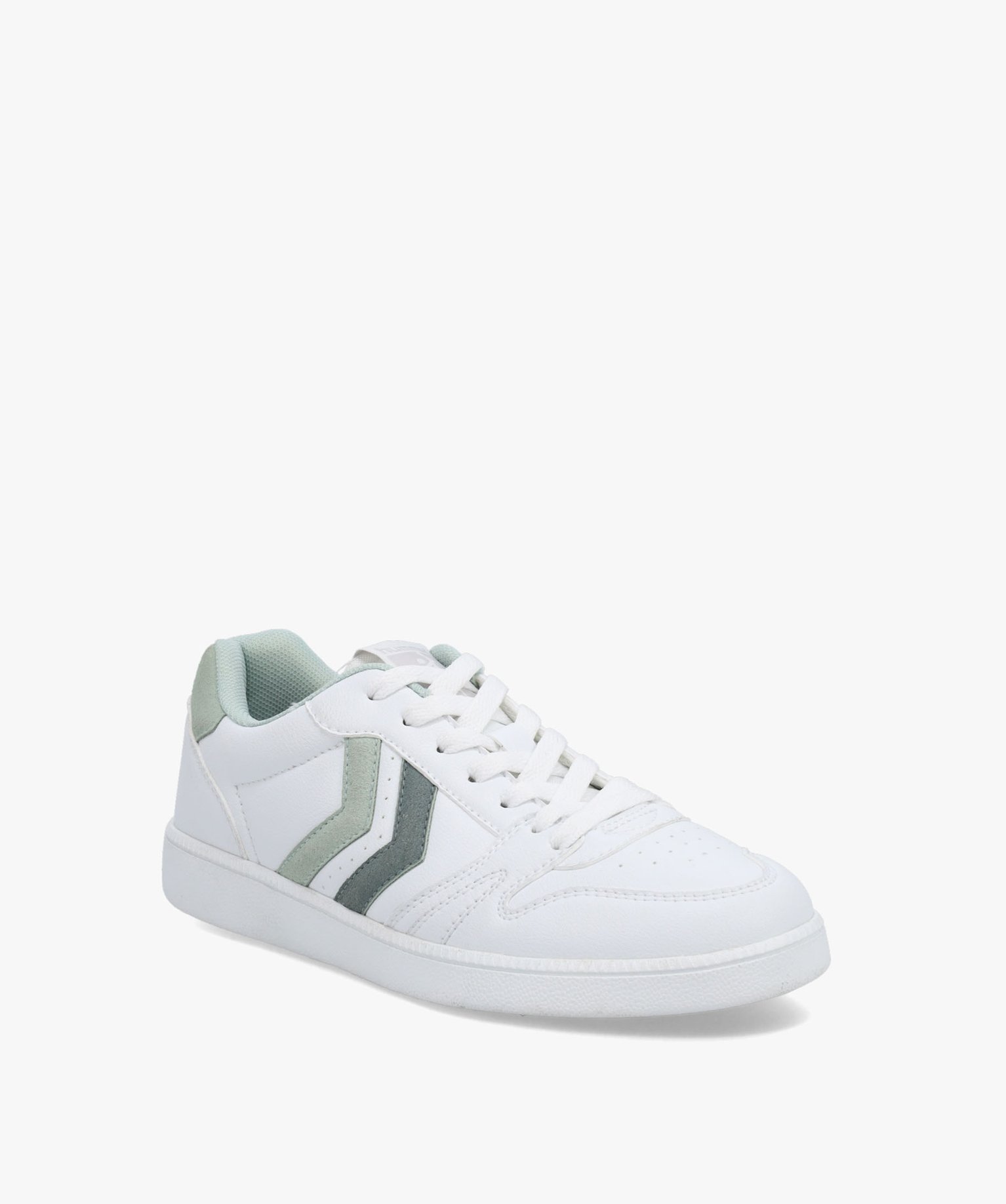 Baskets femme à bandes contrastantes – Hummel HandPerfekt blanc | GEMO