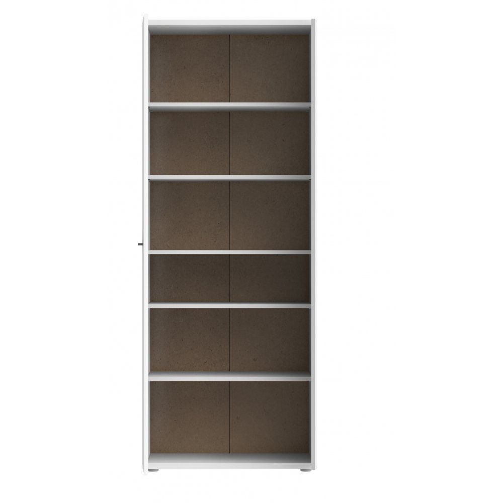 Forte Möbel Mehrzweckschrank Schuhschrank Stauraumschrank Aktenschrank Bücherregal in Weiß
