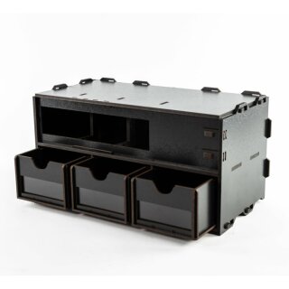 Black Paint Rack: Steckerleiste