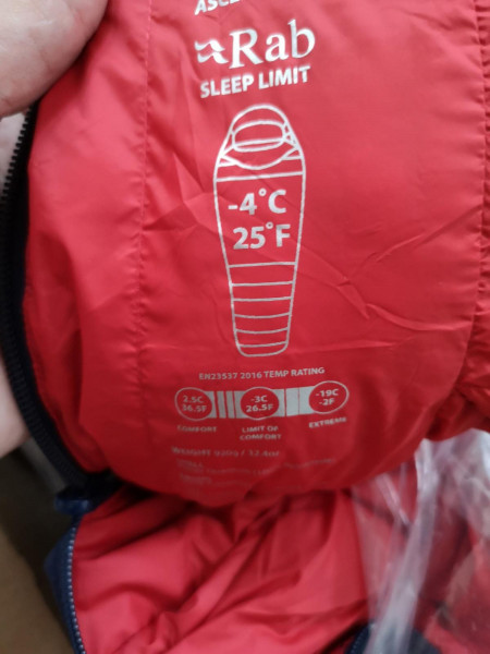 Rab - Ascent 400 - Daunenschlafsack