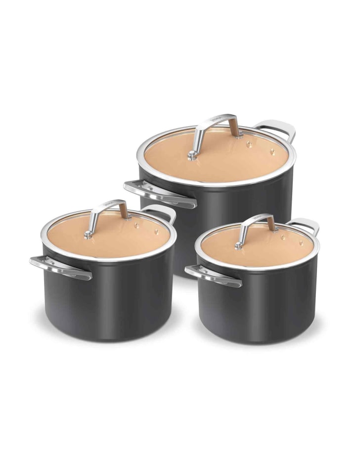 NINJA 3 tlg. Set in Grau-Apricot günstig kaufen onesize