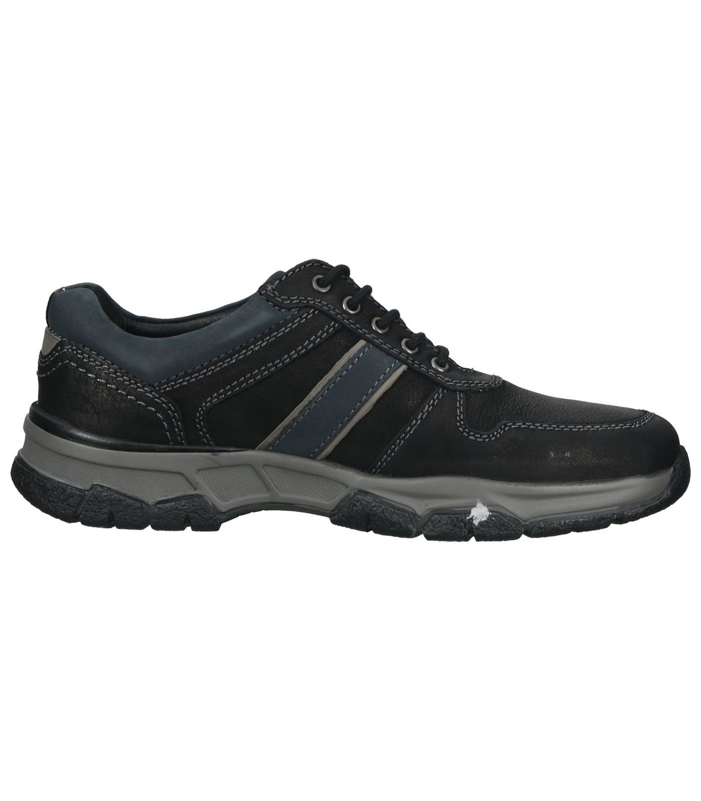 MUSTANG Halbschuhe Leder Schnürschuh