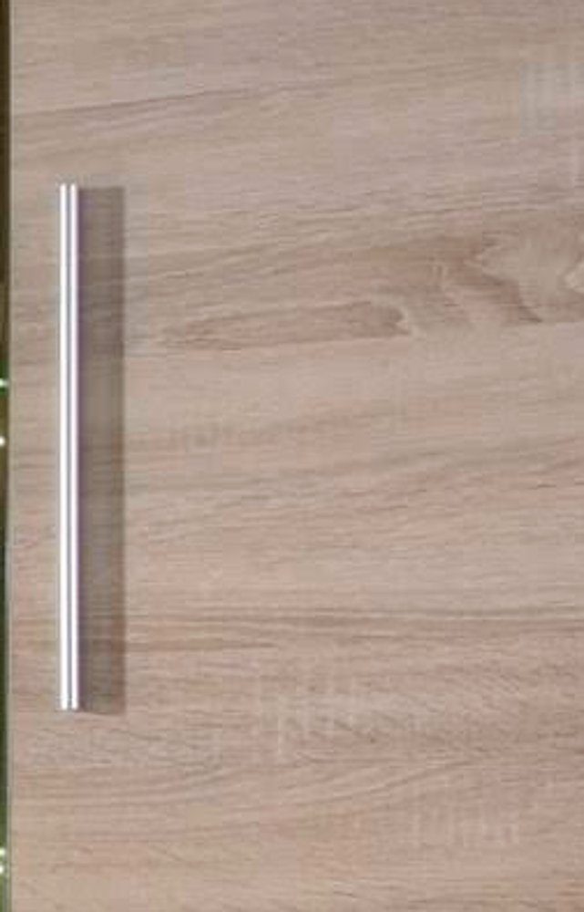 trendteam Wohnwand Boom, (Schrankwand Eiche Sonoma Dekor, 308 x 210), inklusive LED Beleuchtung