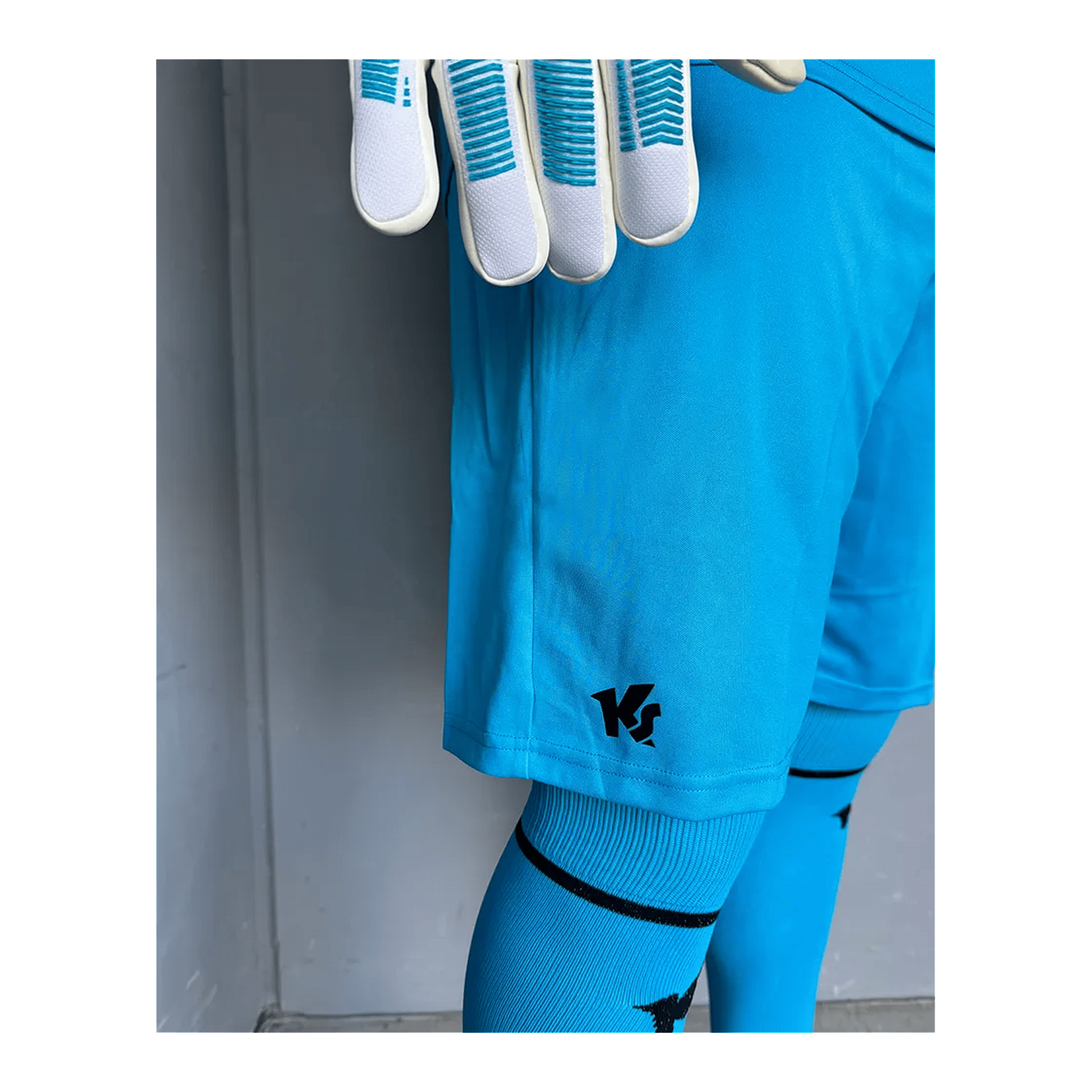KEEPERsport Torwart Trikot Set Kids Blau F406