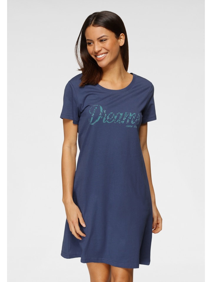 VIVANCE DREAMS Sleepshirt in blau, dunkelblau günstig kaufen 32/34