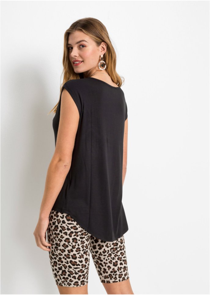 Shirt mit Stickerei aus nachhaltiger Viskose