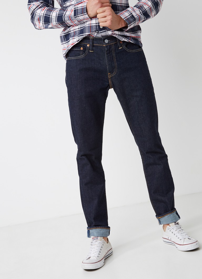 Calça jeans Levi's 511 slim fit com elastano em lavagem escura