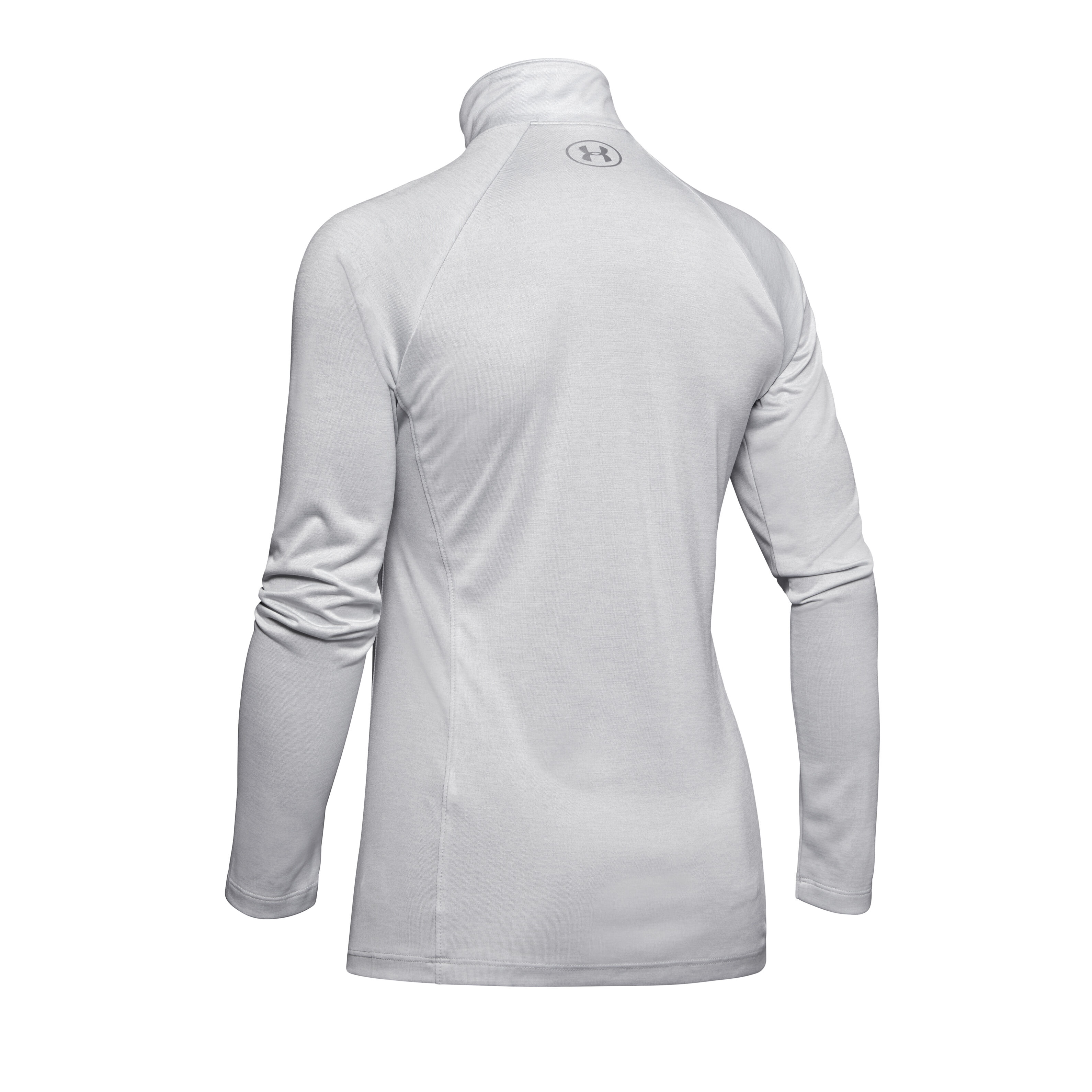 Tech Twist Half-Zip Longsleeve Damen - Hellgrau, Silber