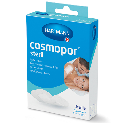 COSMOPOR steril Wundverband 5x7,2 cm OTC  5 St  Pflaster