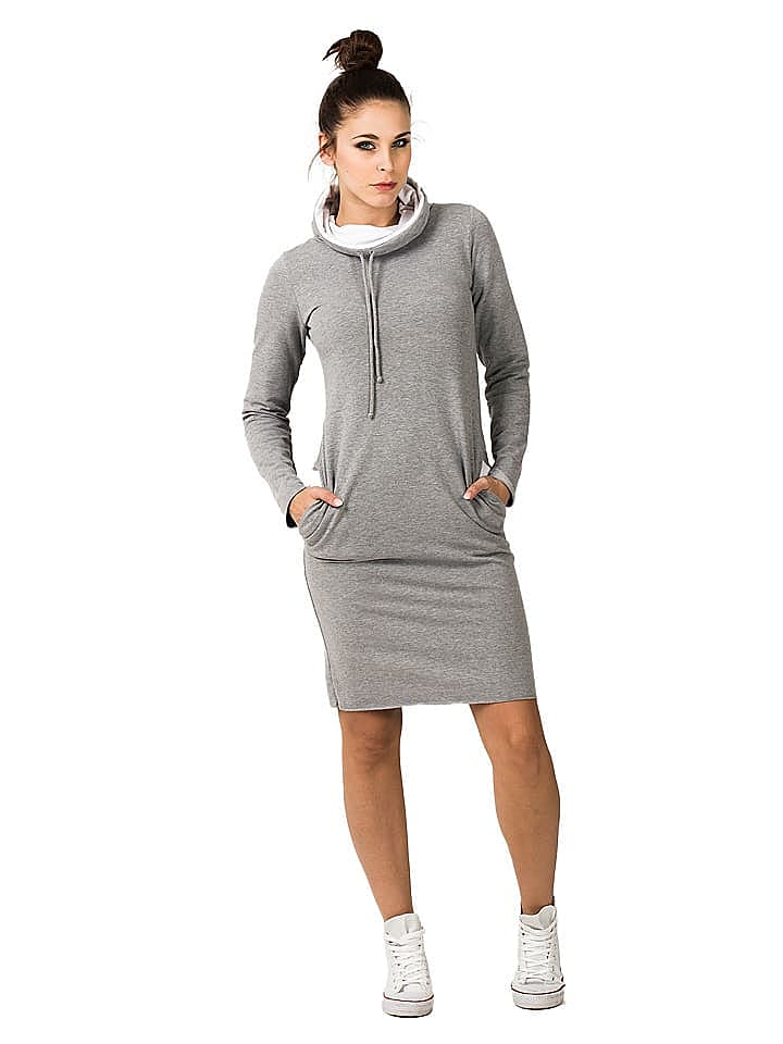 Tessita Kleid in Hellgrau günstig kaufen S