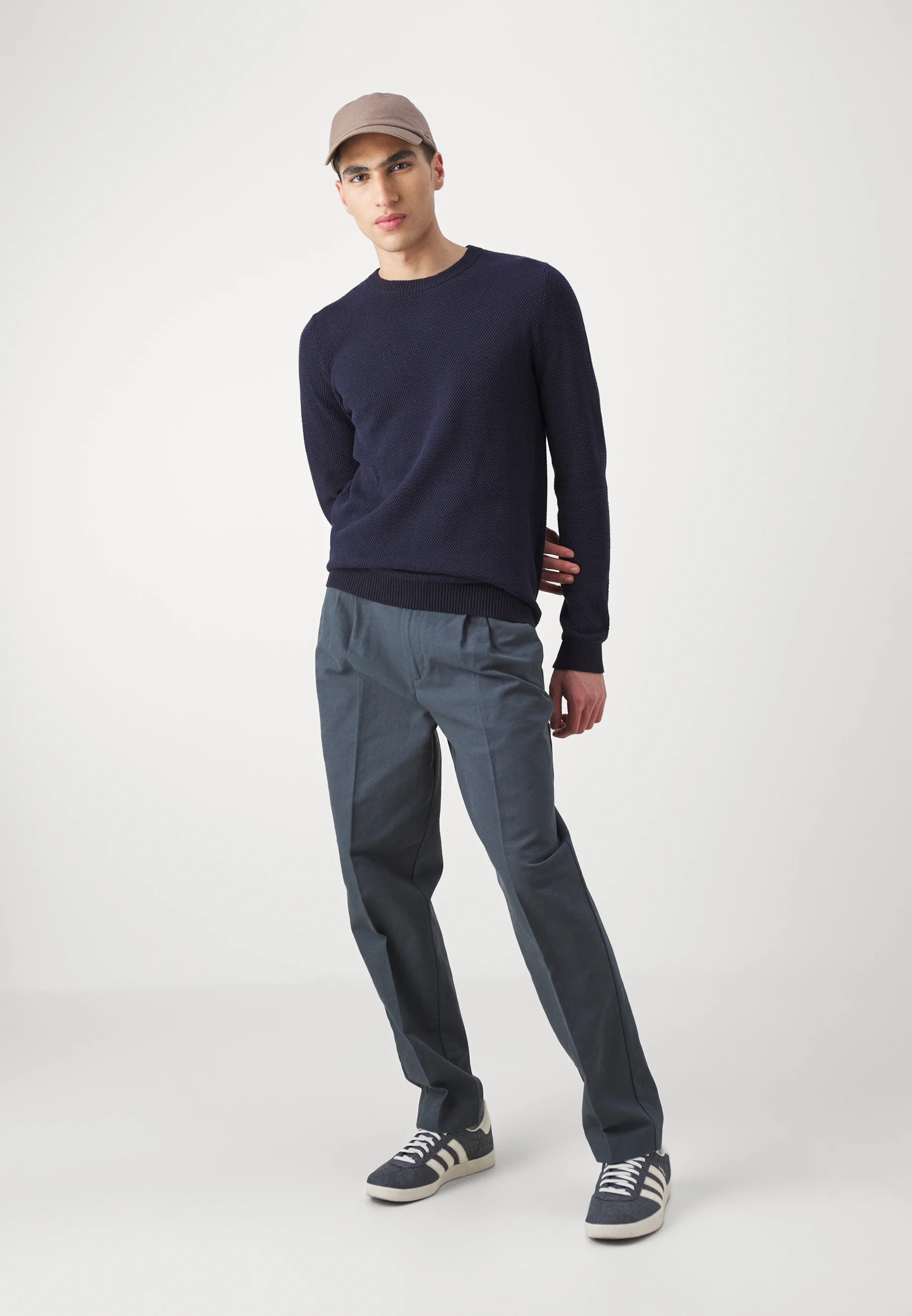 Suéter SLHMAX STRUCTURE CREW NECK de Selected Homme