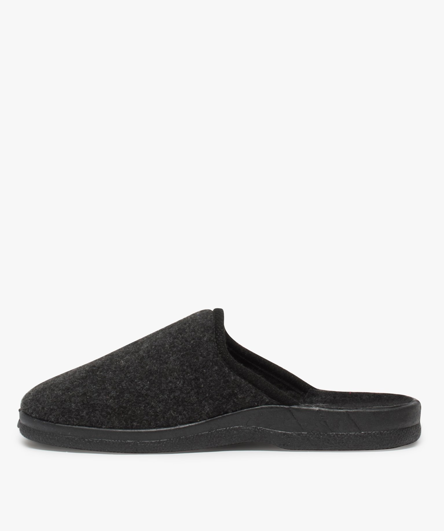 Chaussons homme forme mules avec broderie | GEMO