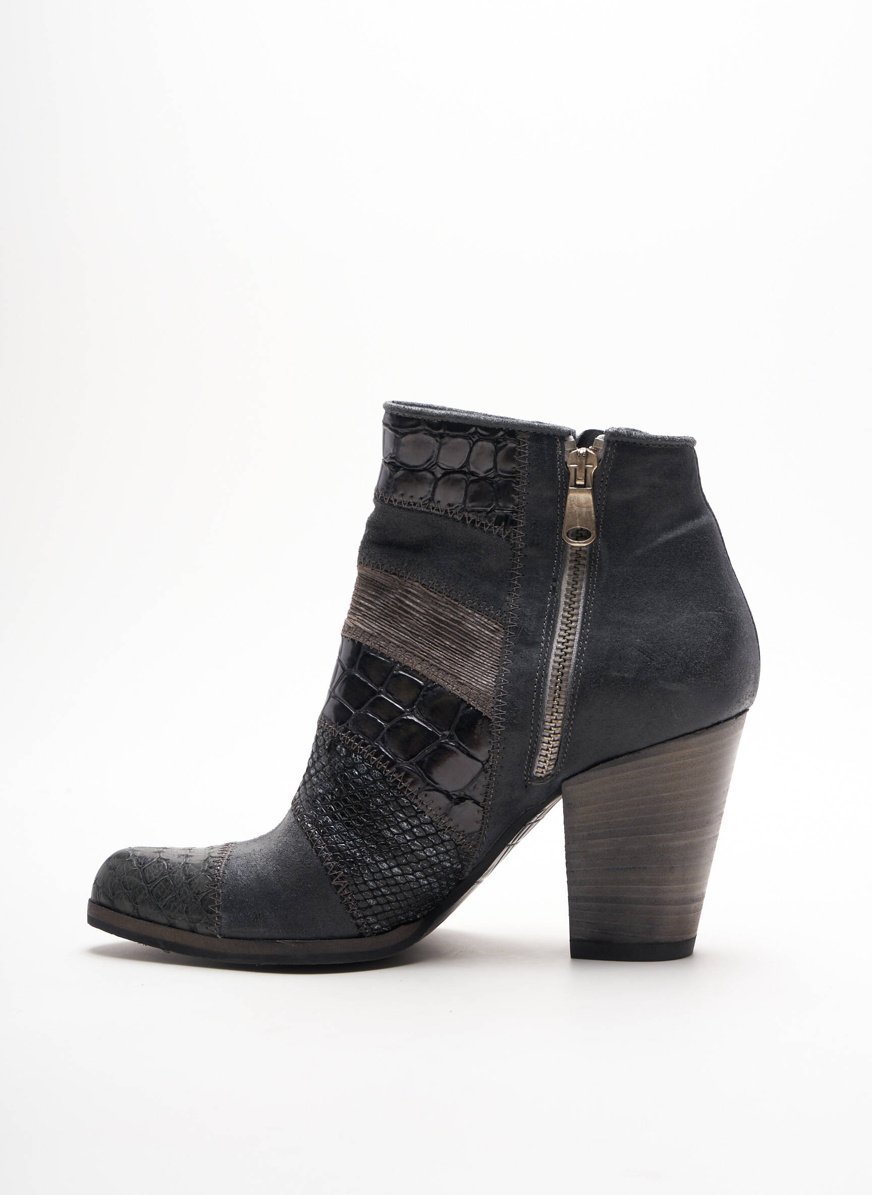 Mimmu Bottines Femme couleur gris