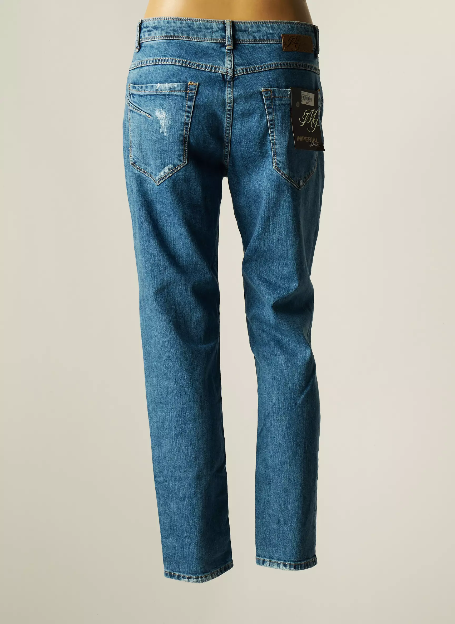 Imperial Jeans Coupe Droite Femme couleur bleu