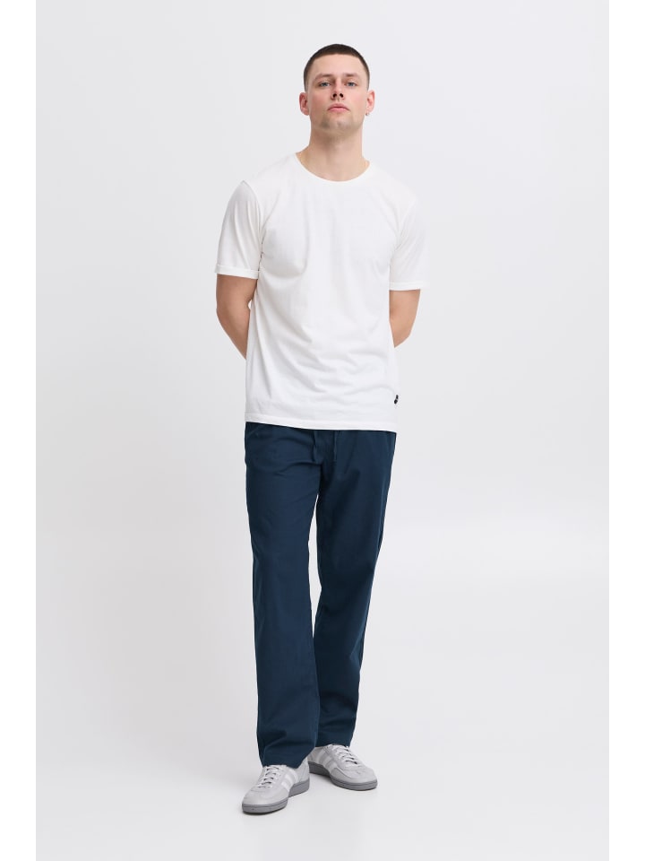 BLEND Leinenhose in Blau günstig kaufen