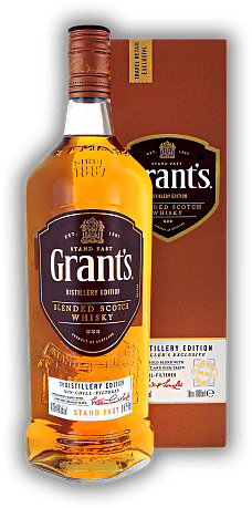 Grant's Distillery Edition 46,3% 1,0 Liter Grant's Distillery Edition 46,3% 1,0 Liter Ain außergewöhnlicher Blended Scotch Whisky. 1	 Liter - Vol 46,3%