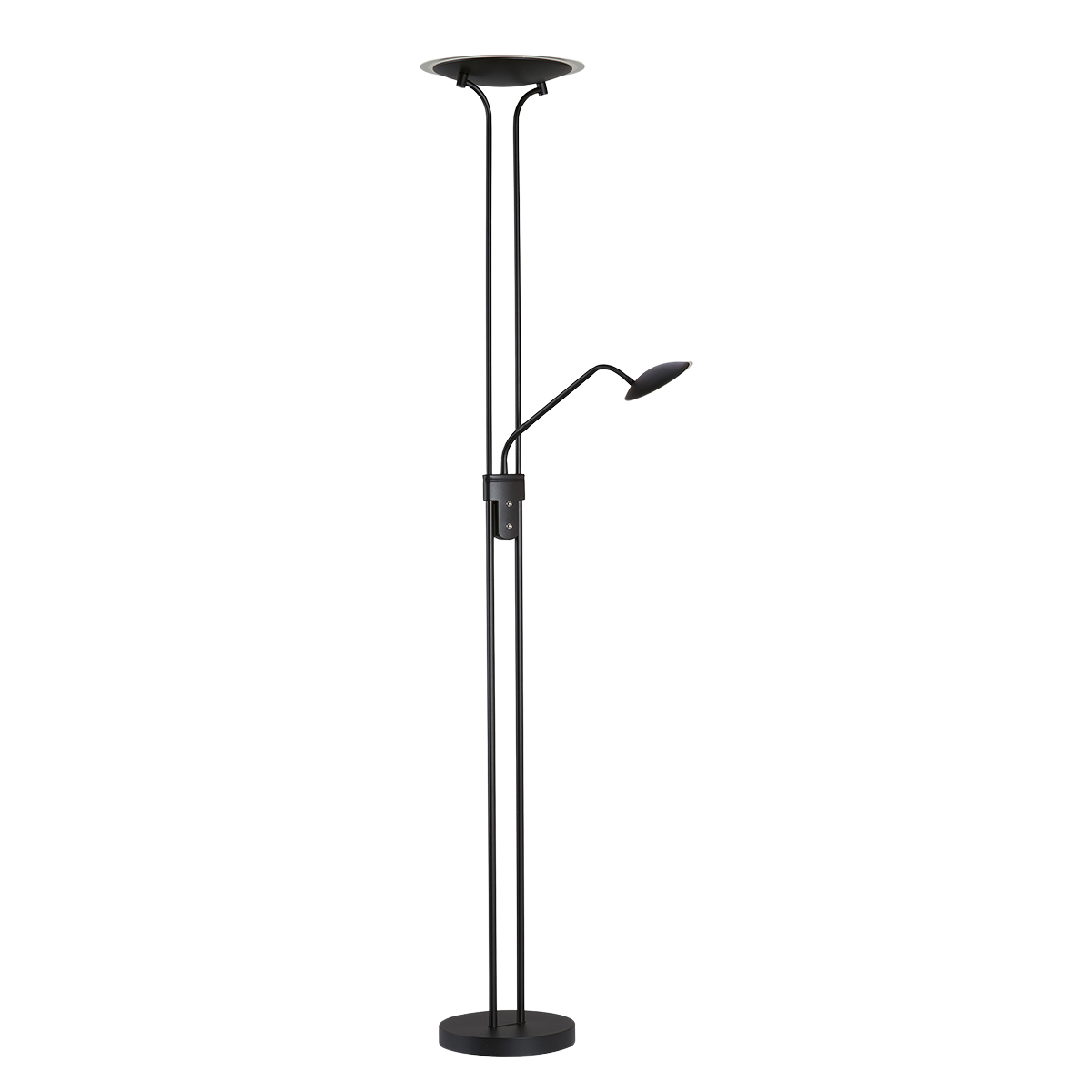 Fischer & Honsel LED Fluter Tallri Schwarz 2-flg