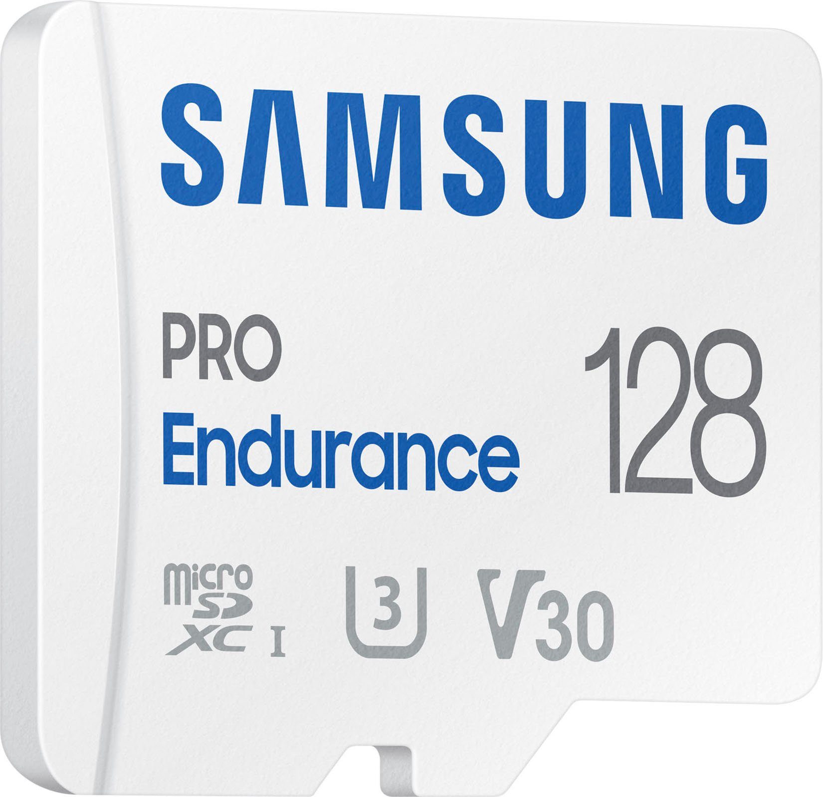 Samsung microSD PRO Endurance Speicherkarte (128 GB, Class 10, 100 MB/s Lesegeschwindigkeit)