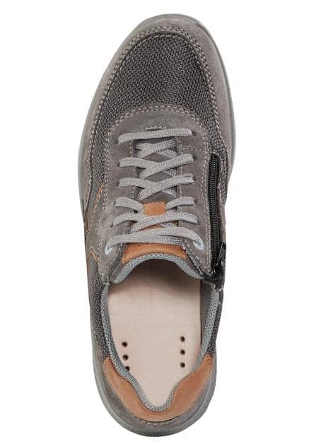 Schnürschuh mit praktischem Innenreißverschluss