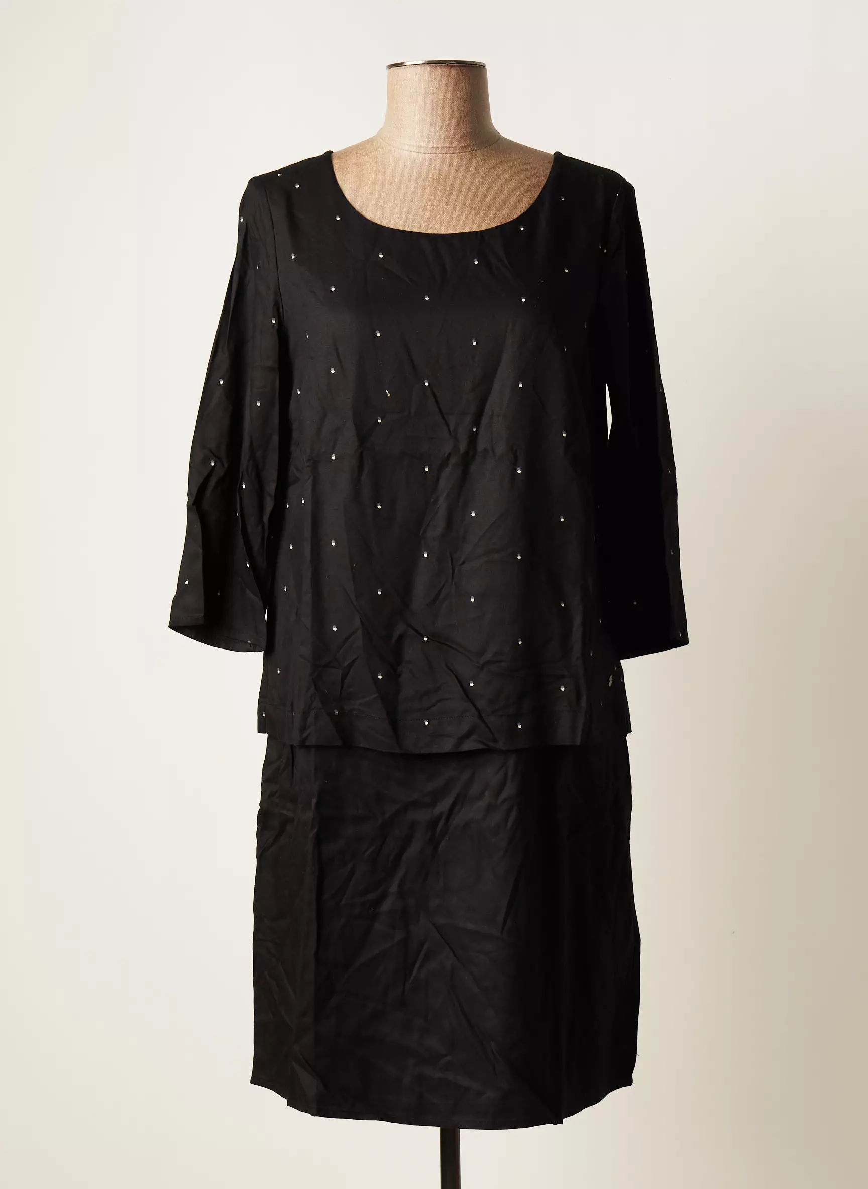 Cecil Robes Mi Longues Femme couleur noir