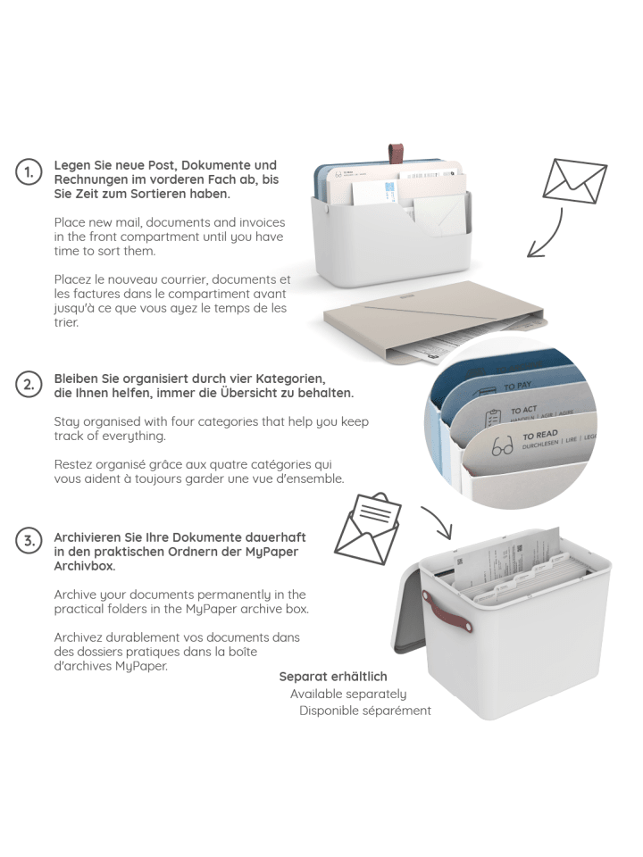 Rotho Inbox Dokumentenorganizer MY PAPER Plus günstig kaufen onesize