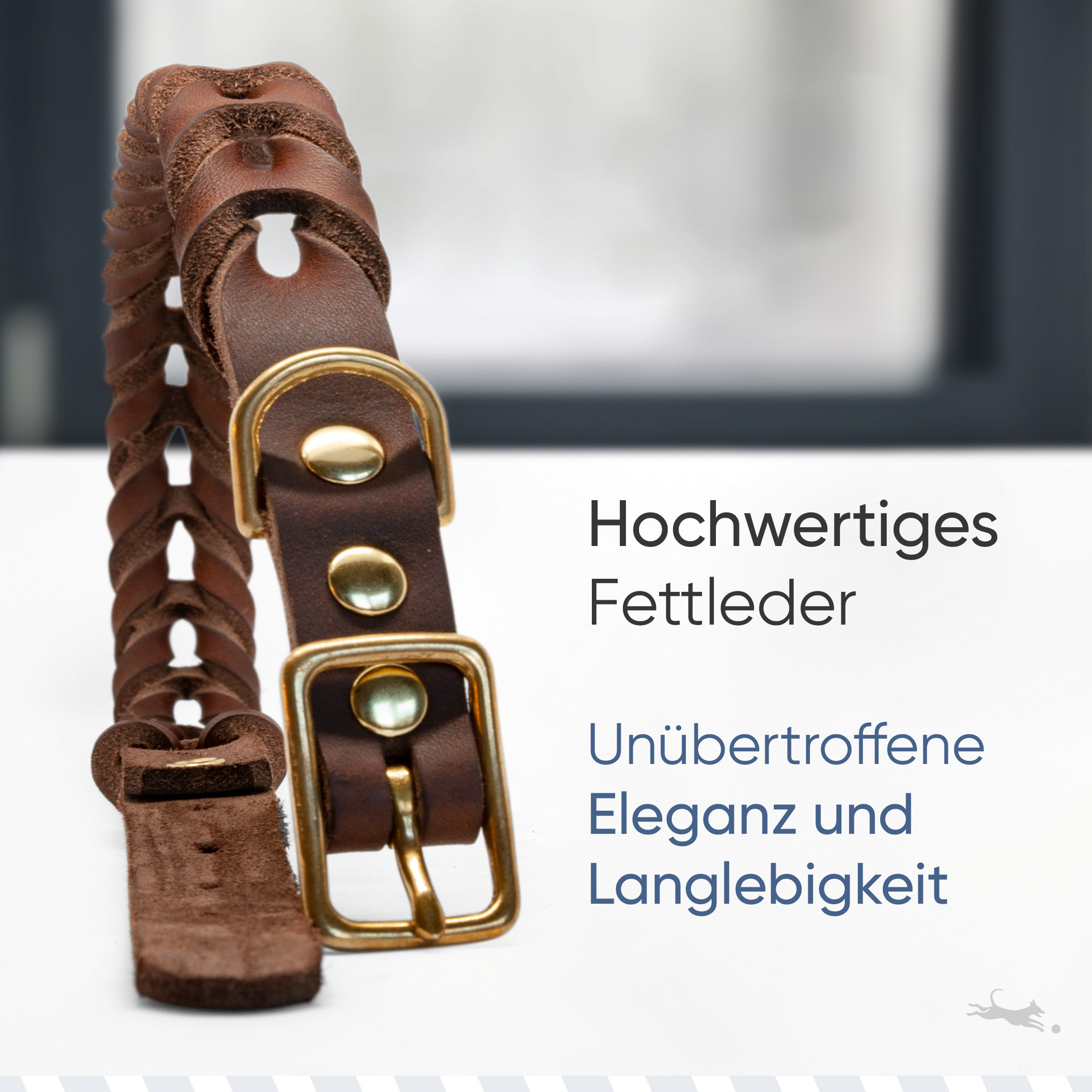 Freudentier Hundehalsbänder Freudentier geflochtenes Hundehalsband, AlsterTwist Kollektion M