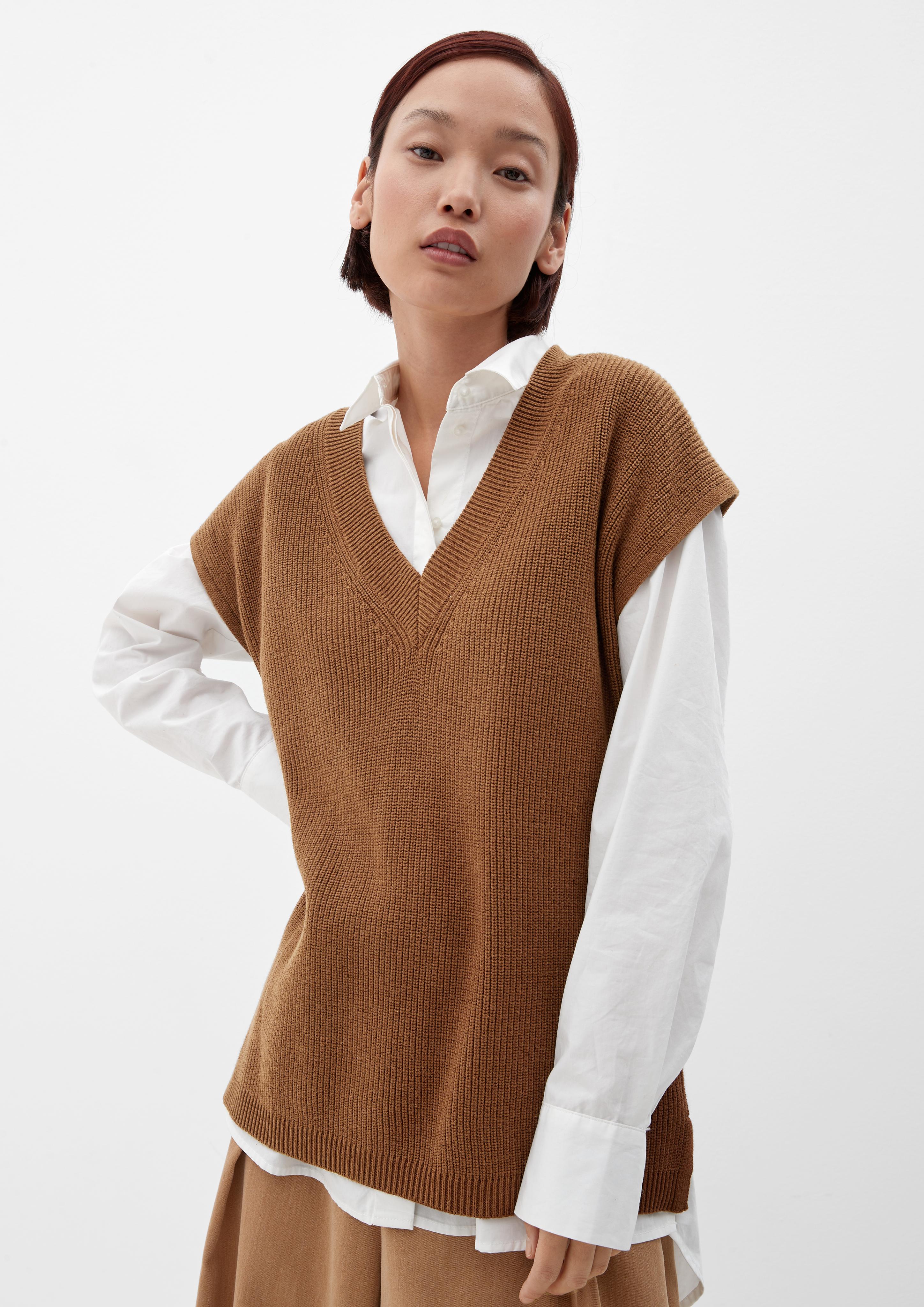 Gerippter Strickpullunder  2121132-8764