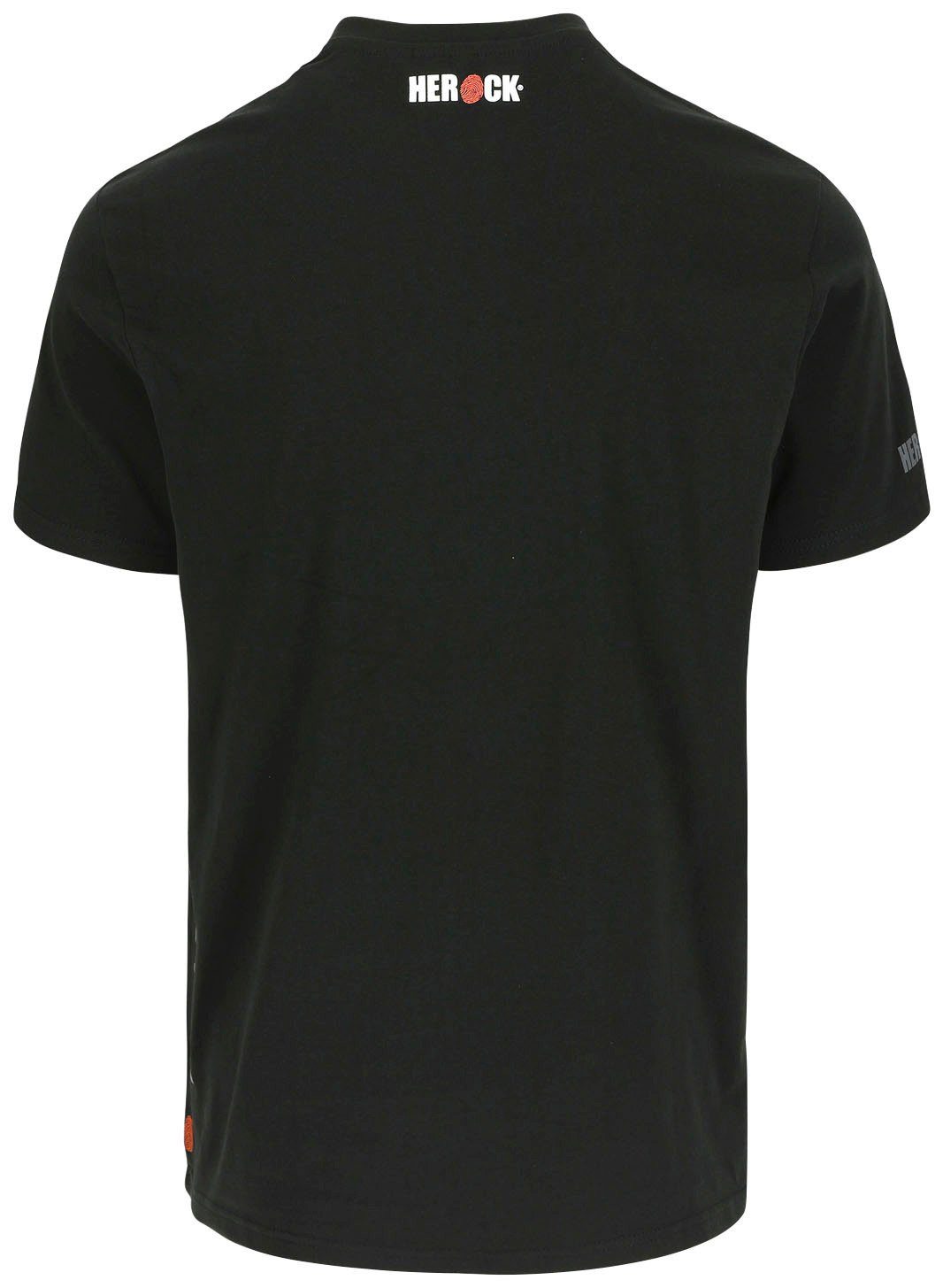 Herock T-Shirt Callius T-Shirt kurze Ärmel Rundhalsausschnitt, kurze Ärmel, Herock®-Aufdruck, Rippstrickkragen
